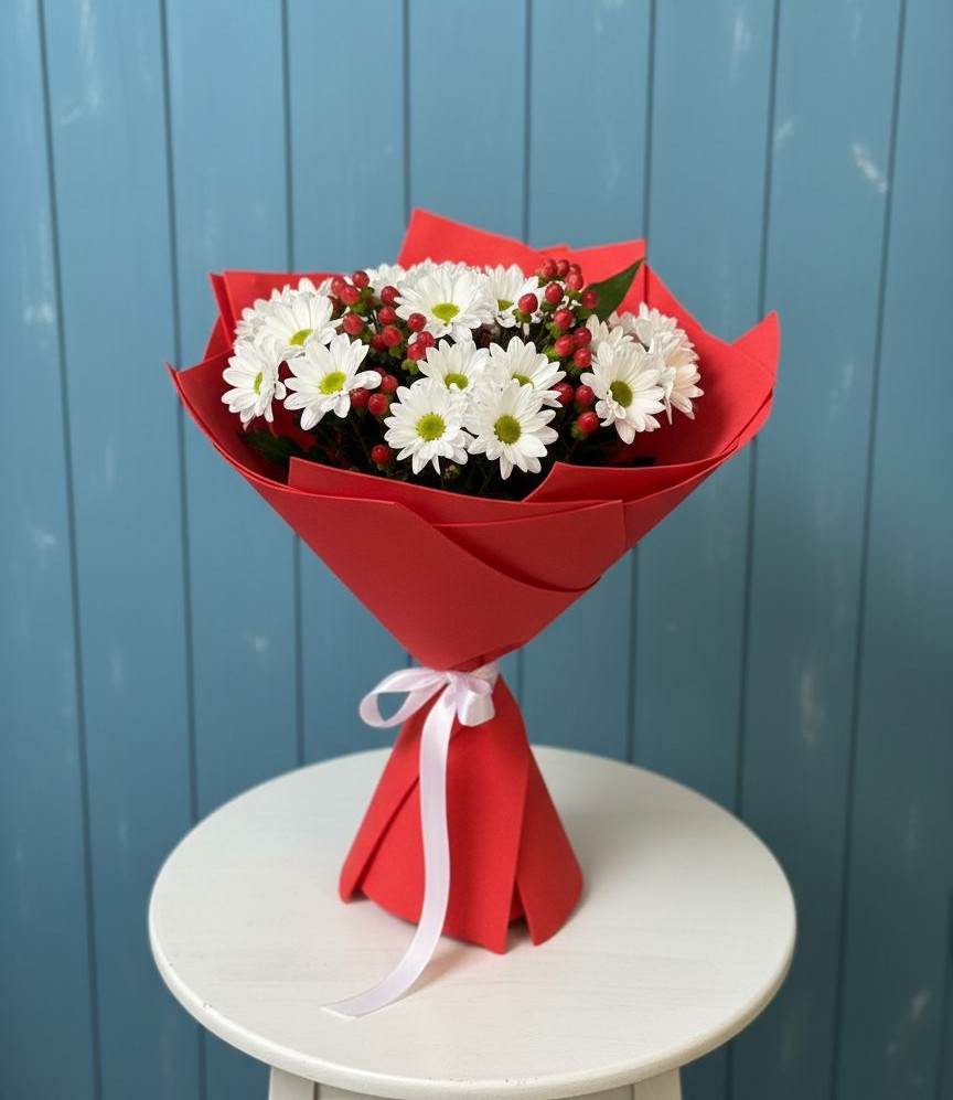 Букет цветов из: Хризантемы в Ибреси