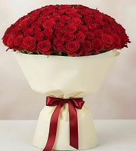 Букет 101 Красная роза Милано #REPLACE_PRED# Ибреси
