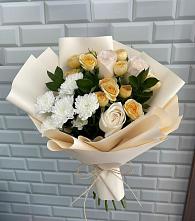Букет цветов из:  Розы и Хризантемы в Ибреси