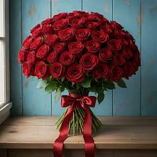 Букет Красные розы Блэк Меджик в Ибреси