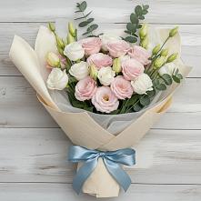 Букет цветов из:  Лизиантусы #REPLACE_PRED# Ибреси