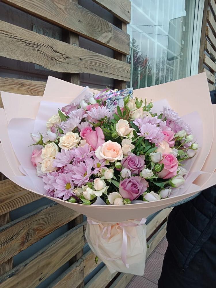 Букет цветов из: Розы и Хризантемы в Ибреси