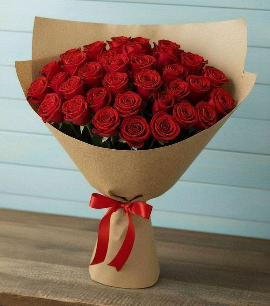 Букет Красные розы Милано в Ибреси