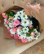 Букет цветов из:  Розы и Хризантемы #REPLACE_PRED# Ибреси
