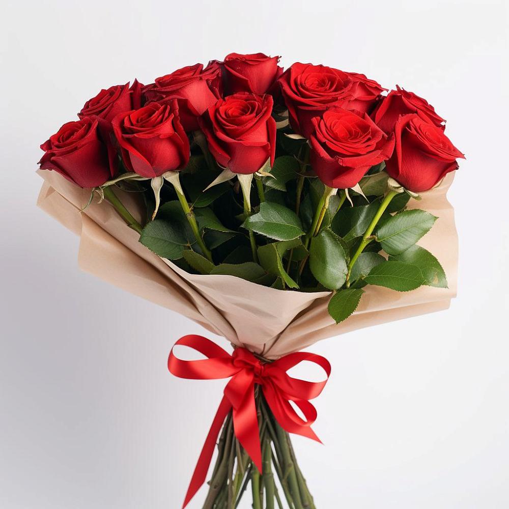 Букет 11 Красных роз Эдлесс Лав в Ибреси