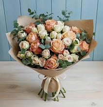 Букет цветов из:  Альстромерии и Розы #REPLACE_PRED# Ибреси